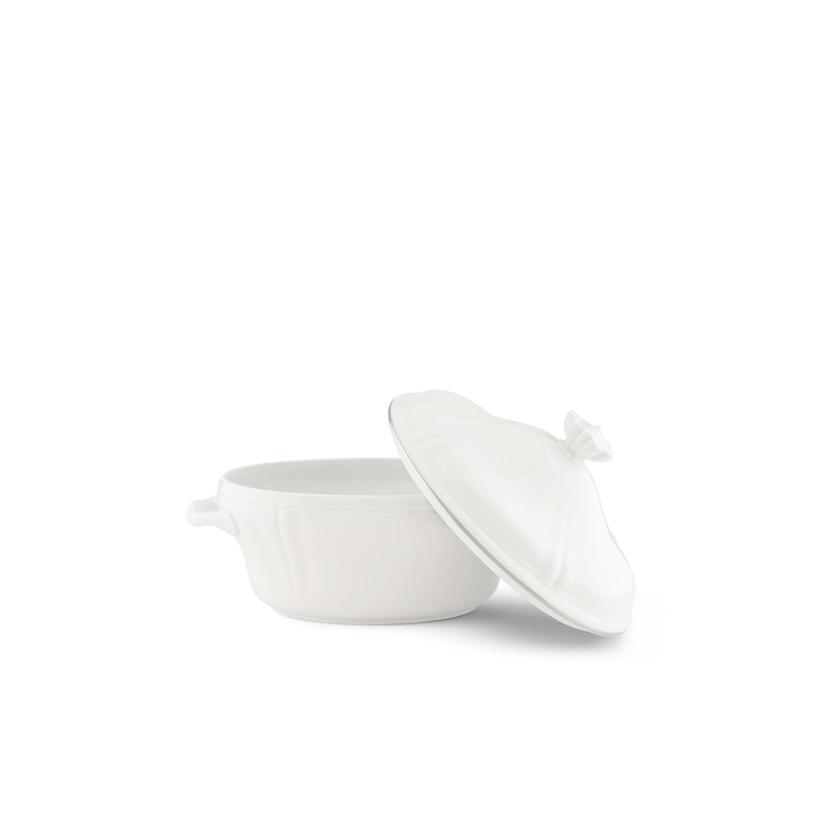 Ginori 1735 Corona Tureen, Platinum, view 3