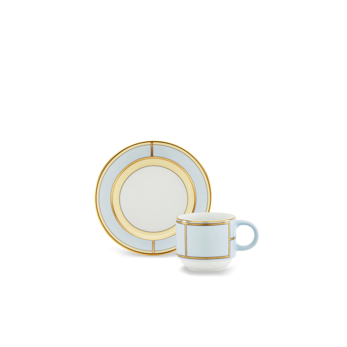 Ginori 1735 Diva Coffee Cup, Light Blue, view 3