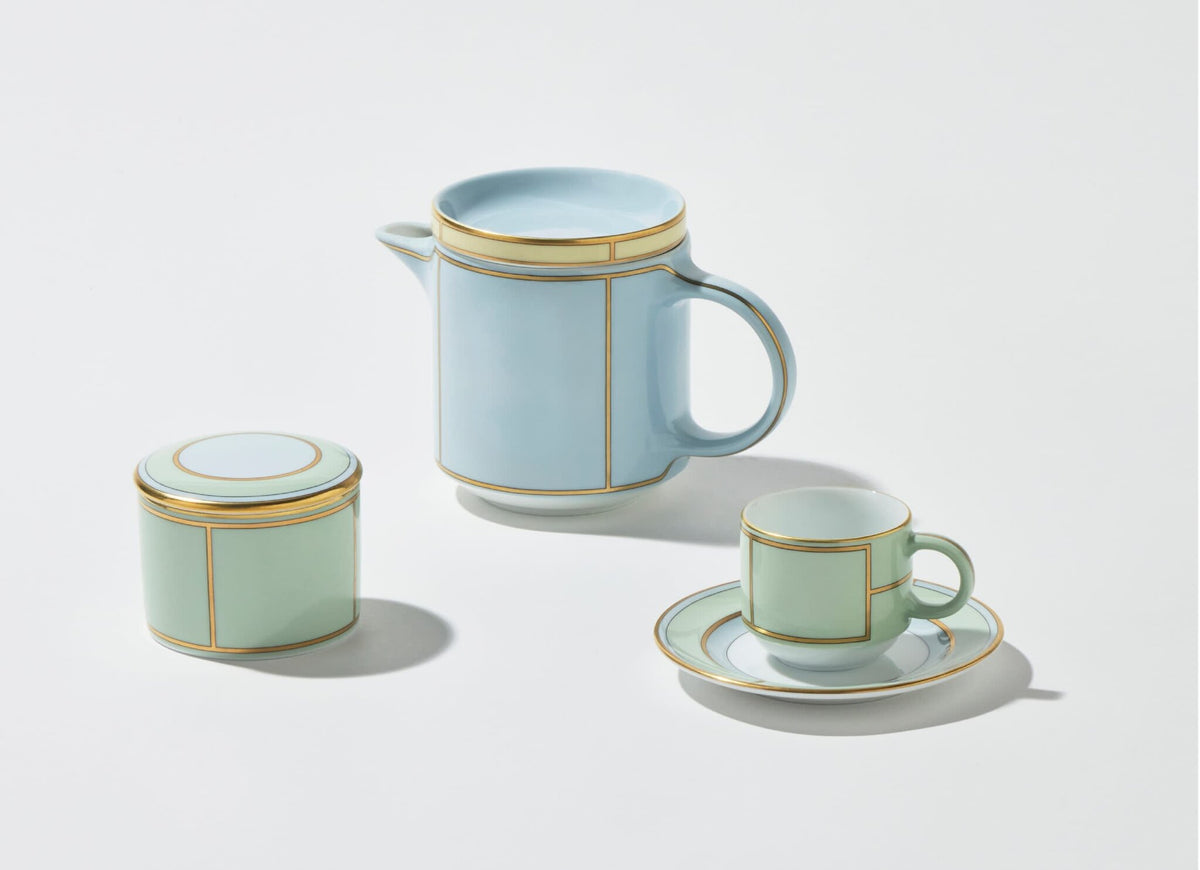 Ginori 1735 Diva Coffee Saucer, Green, view 6