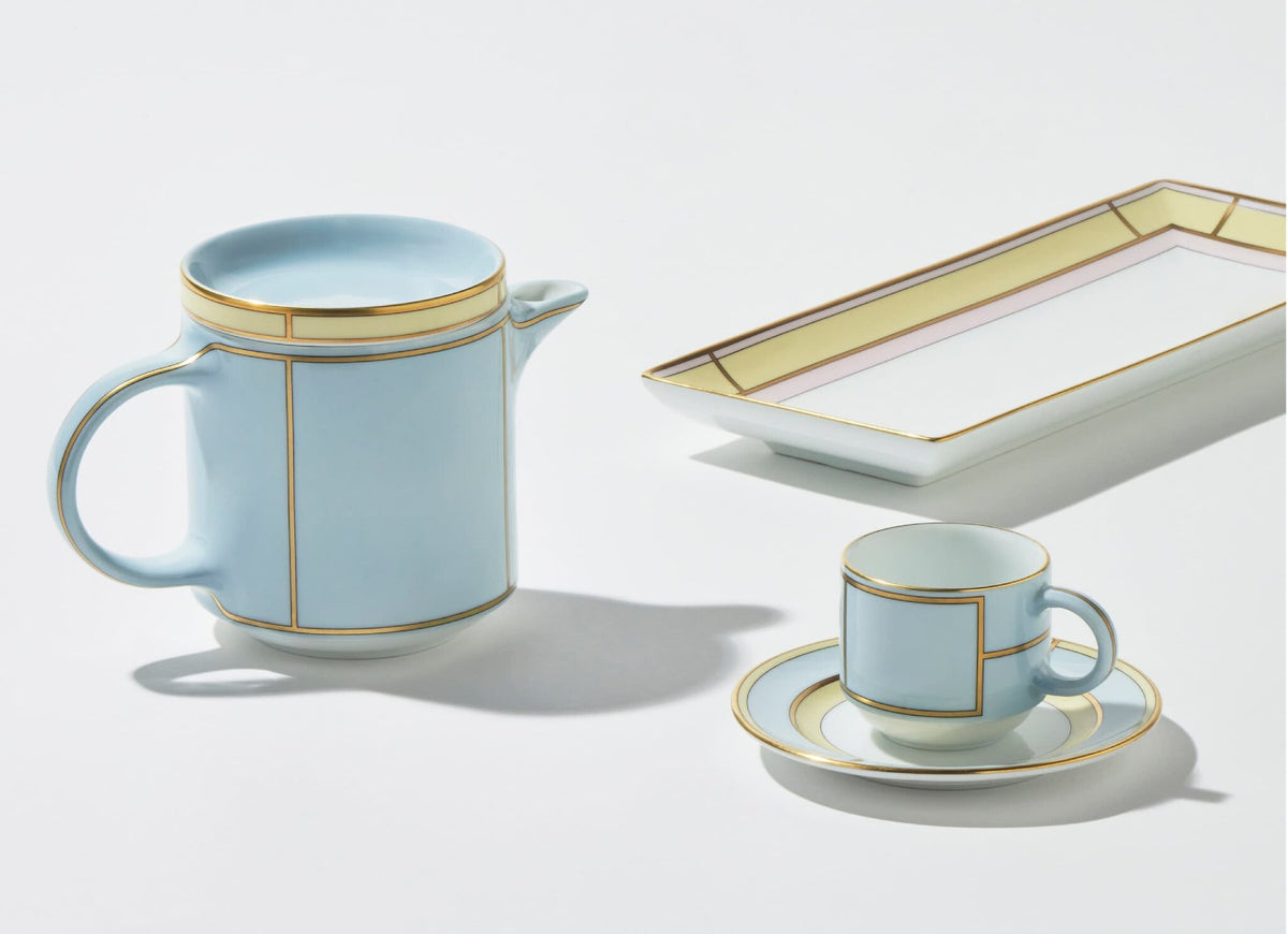 Ginori 1735 Diva Coffeepot, Light Blue, view 5