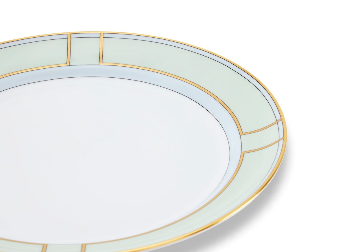 Ginori 1735 Diva Flat Plate, Green, view 3