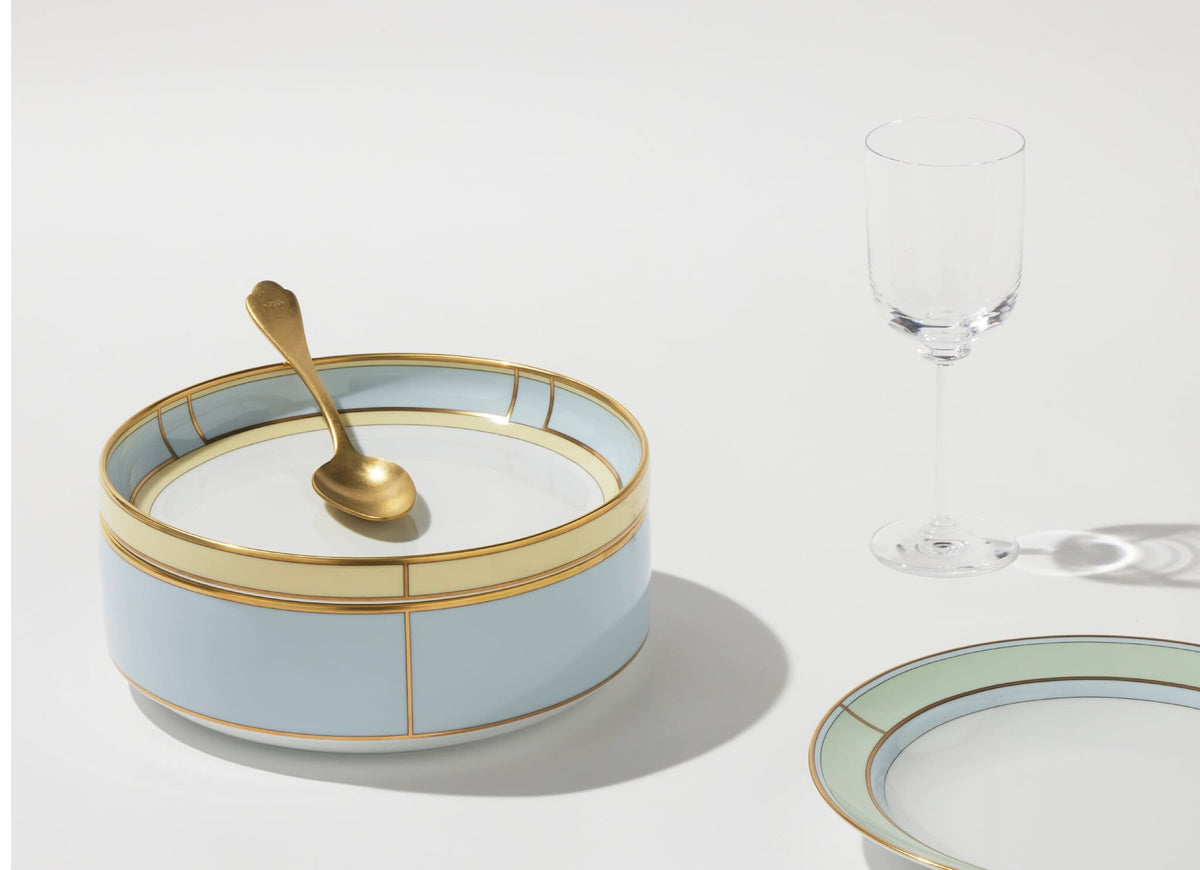 Ginori 1735 Diva Fruit Holder, Light Blue, view 5