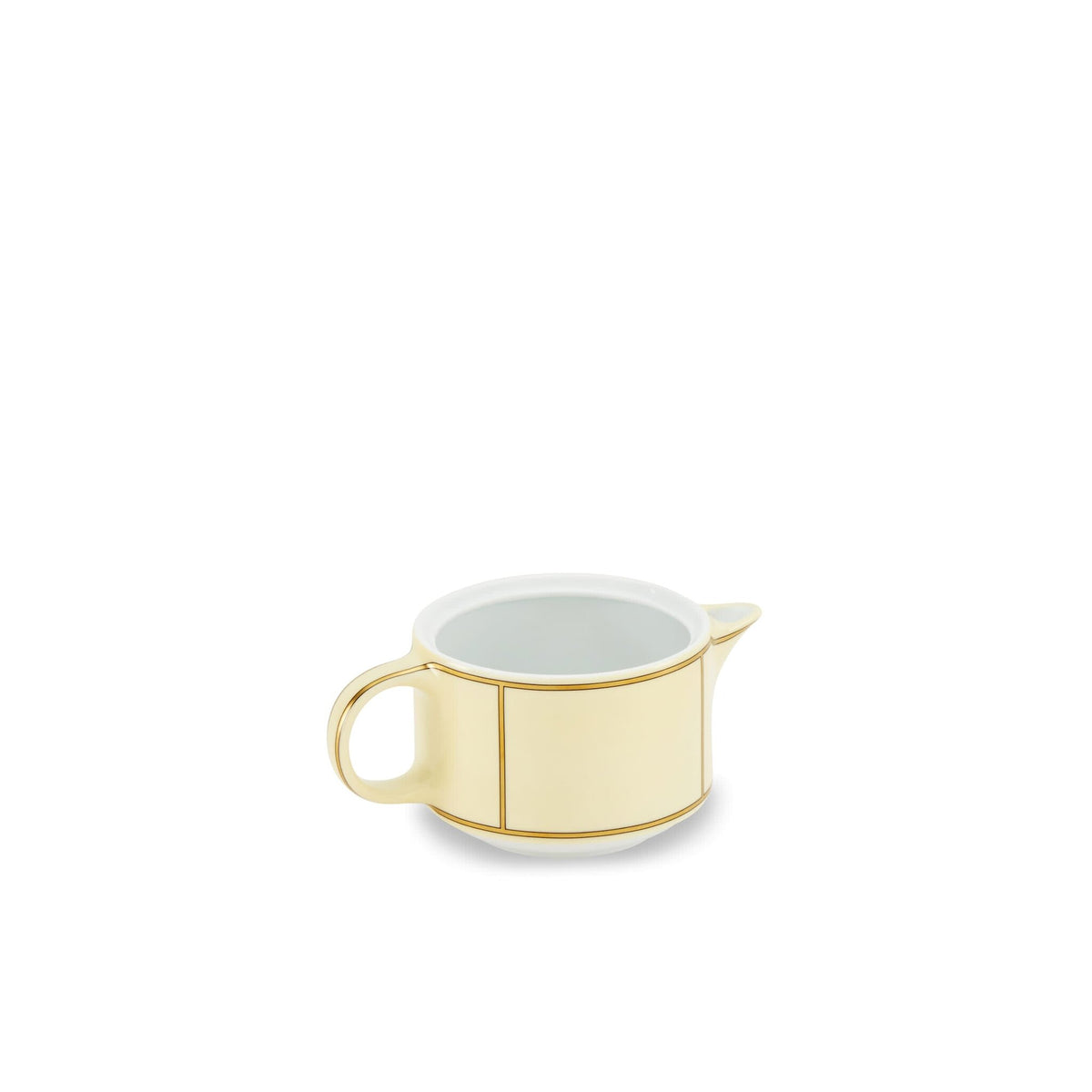 Ginori 1735 Diva Milk Pitcher, Yellow, view 2
