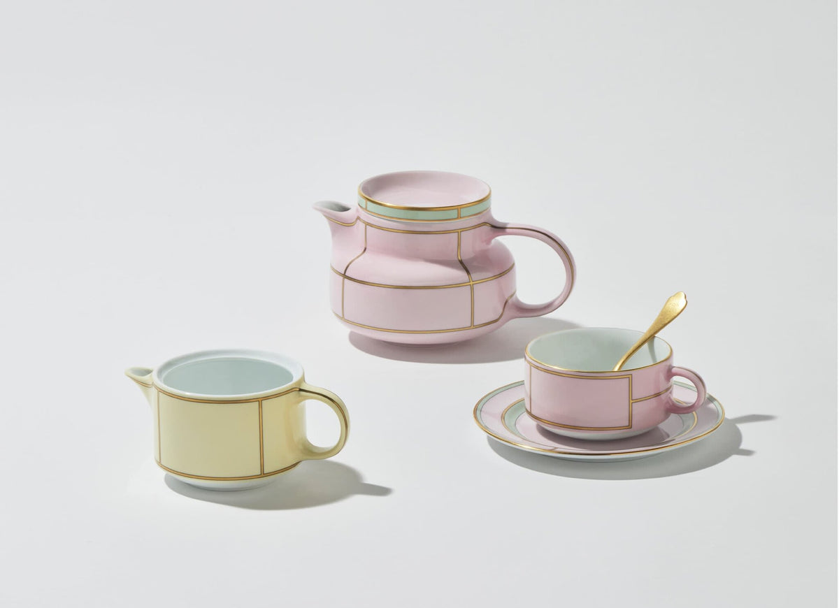 Ginori 1735 Diva Milk Pitcher, Yellow, view 4