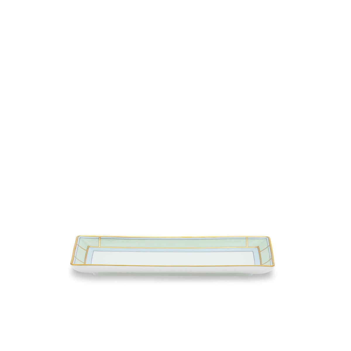 Ginori 1735 Diva Rectangular Change Tray, Green, view 2