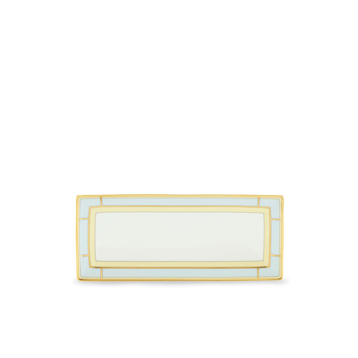 Ginori 1735 Diva Rectangular Change Tray, Light Blue