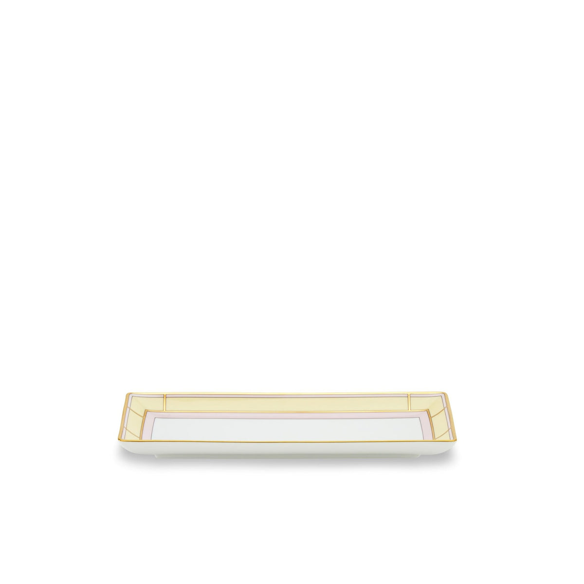 Ginori 1735 Diva Rectangular Change Tray, Yellow, view 2