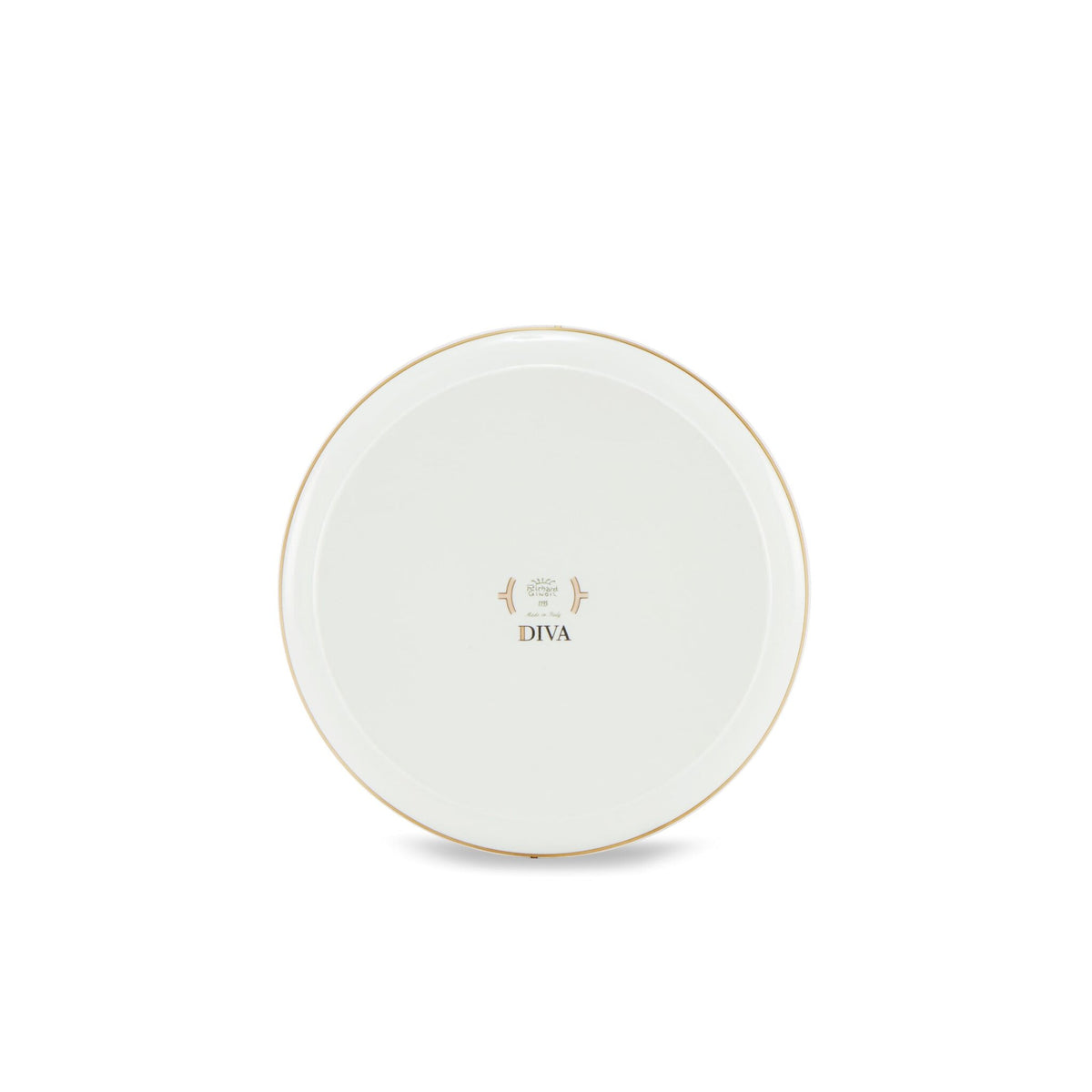 Ginori 1735 Diva Round Change Tray, Yellow, view 3