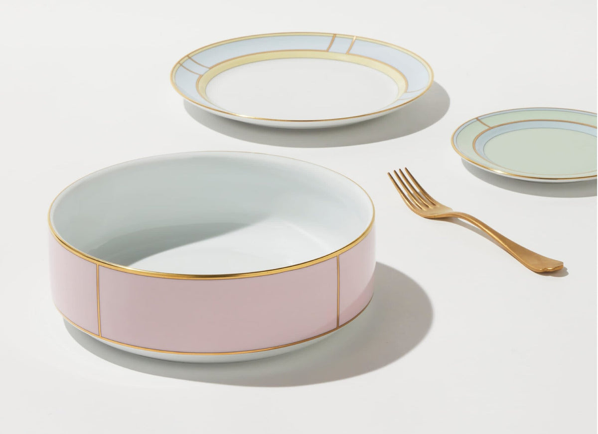 Ginori 1735 Diva Salad Bowl, Pink, view 4