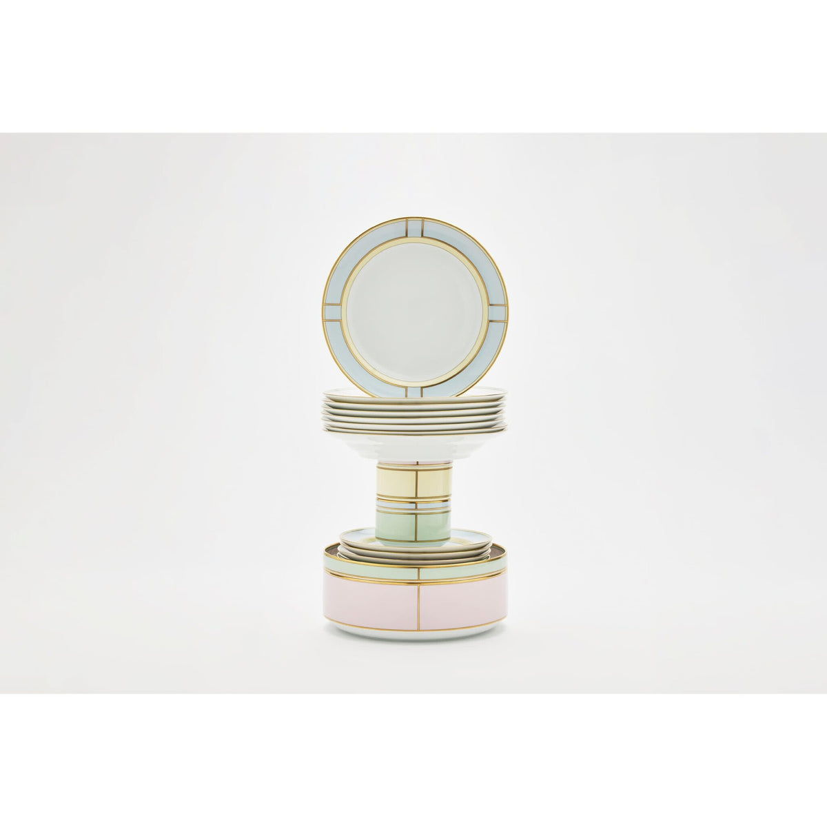 Ginori 1735 Diva Small Flat Plate, Green, view 7