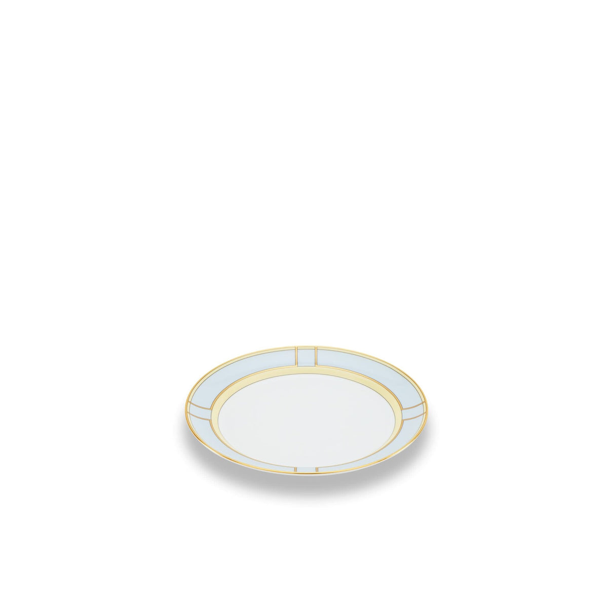 Ginori 1735 Diva Small Flat Plate, Light Blue, view 2