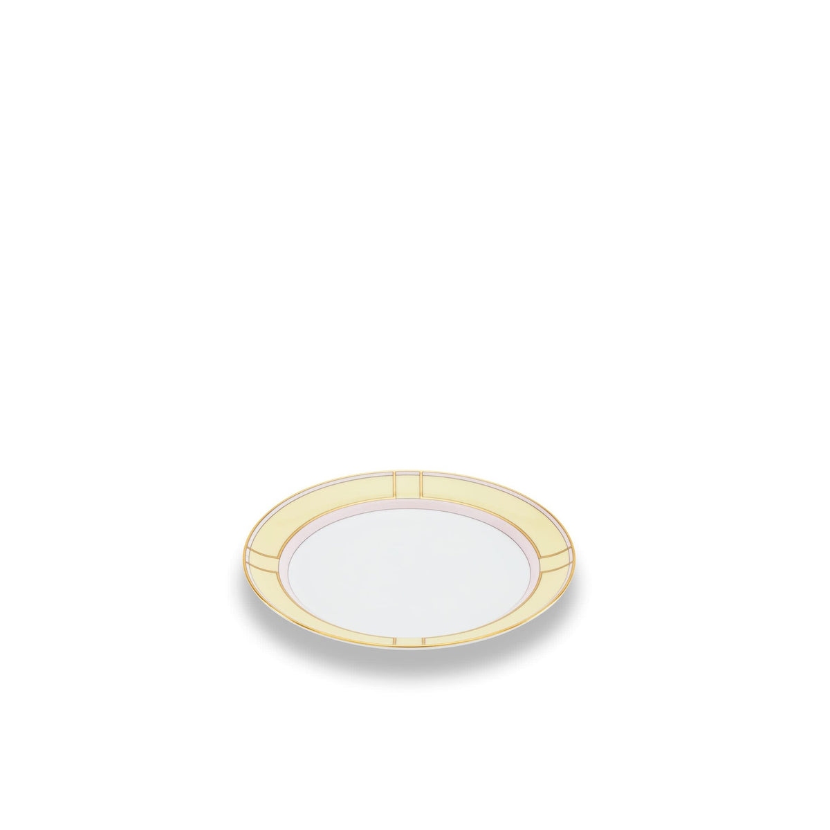 Ginori 1735 Diva Small Flat Plate, Yellow, view 2