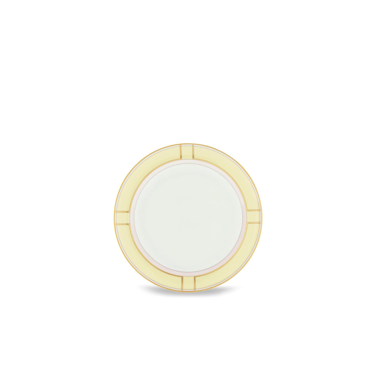 Ginori 1735 Diva Small Flat Plate, Yellow