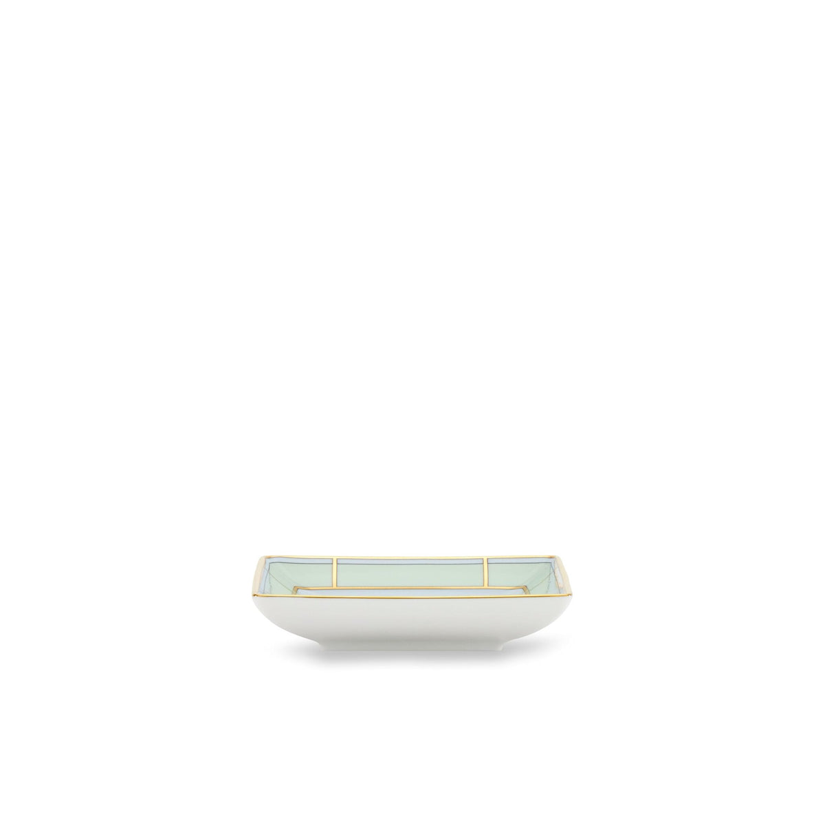 Ginori 1735 Diva Square Change Tray, Green, view 4