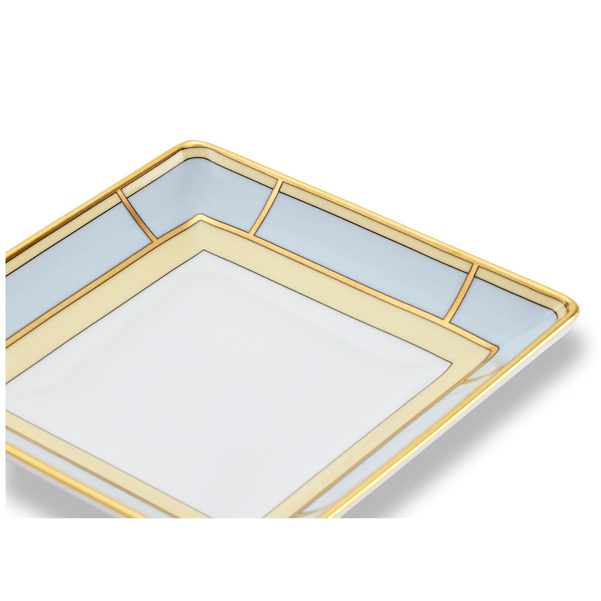 Ginori 1735 Diva Square Change Tray, Light Blue, view 3