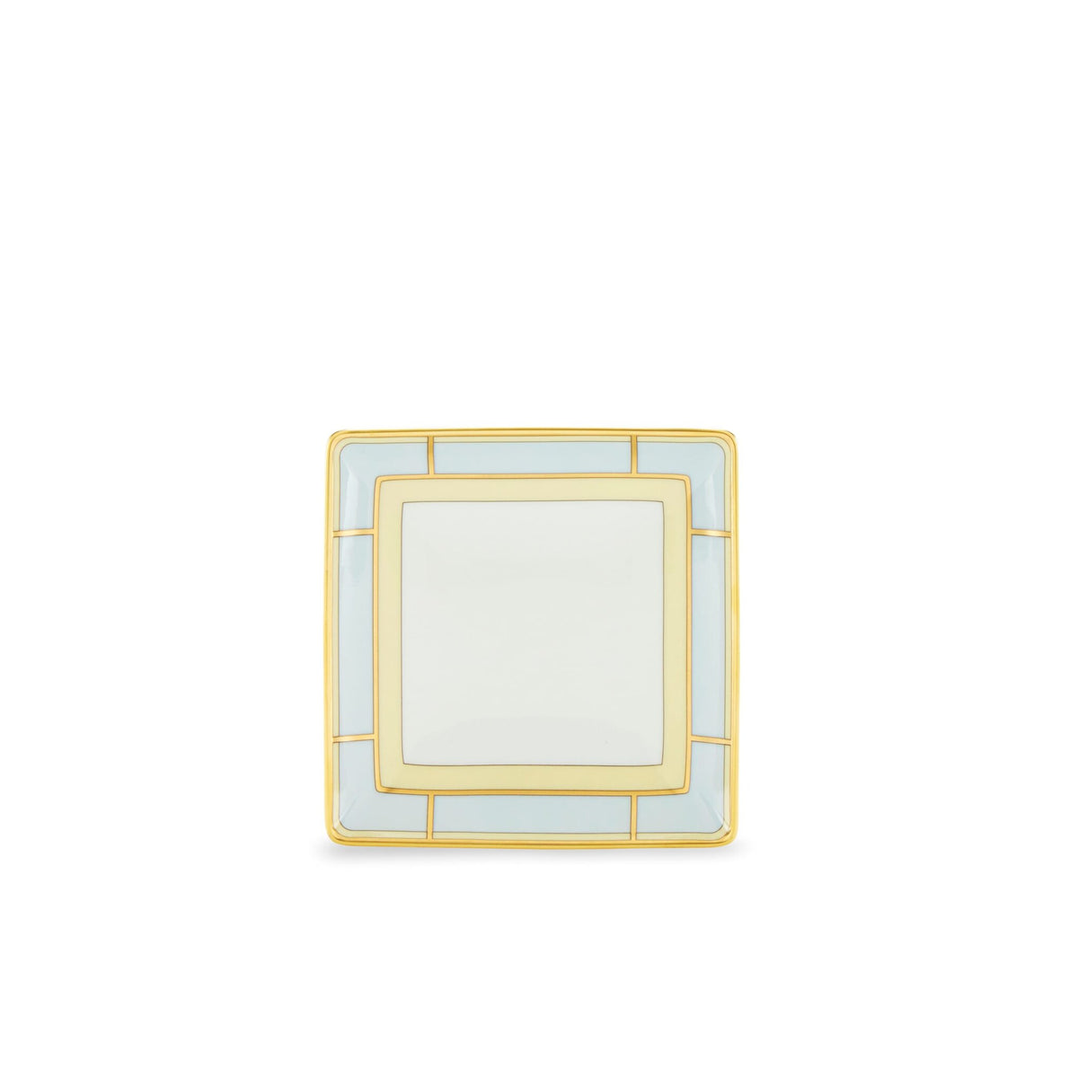 Ginori 1735 Diva Square Change Tray, Light Blue