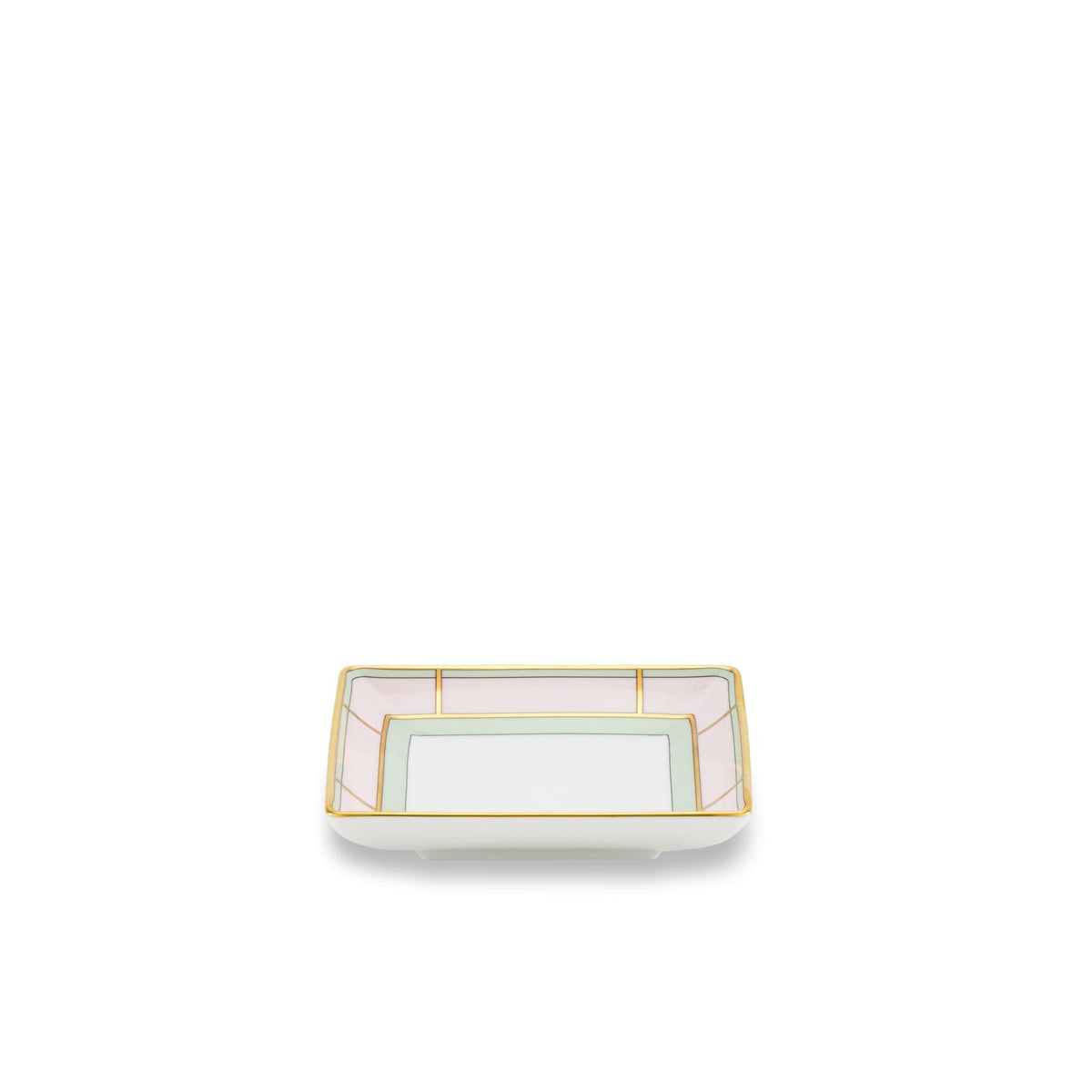 Ginori 1735 Diva Square Change Tray, Pink, view 2