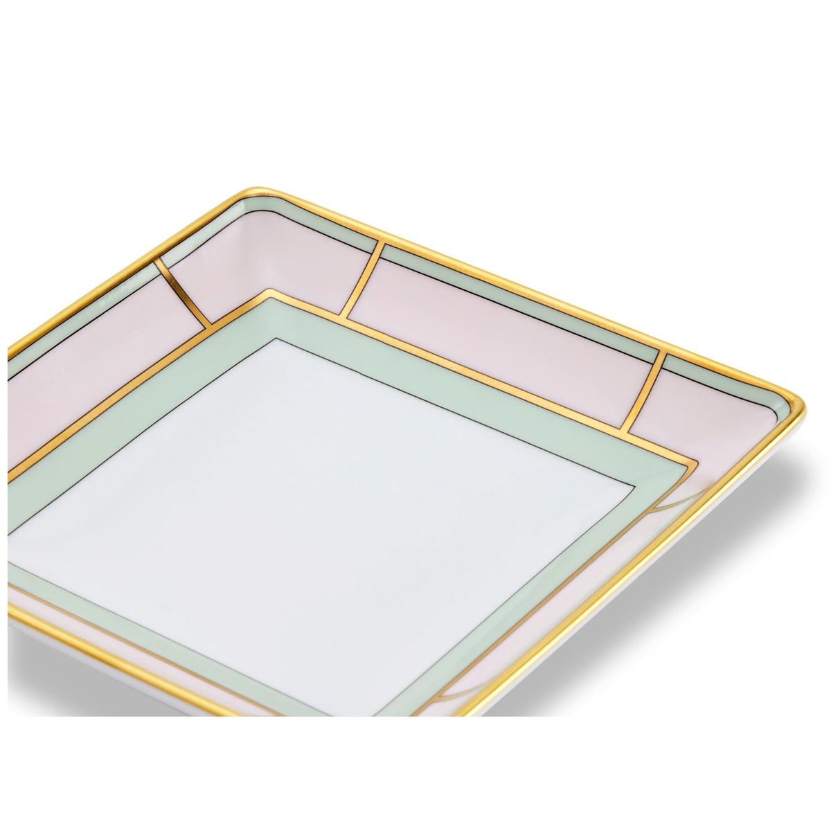 Ginori 1735 Diva Square Change Tray, Pink, view 3