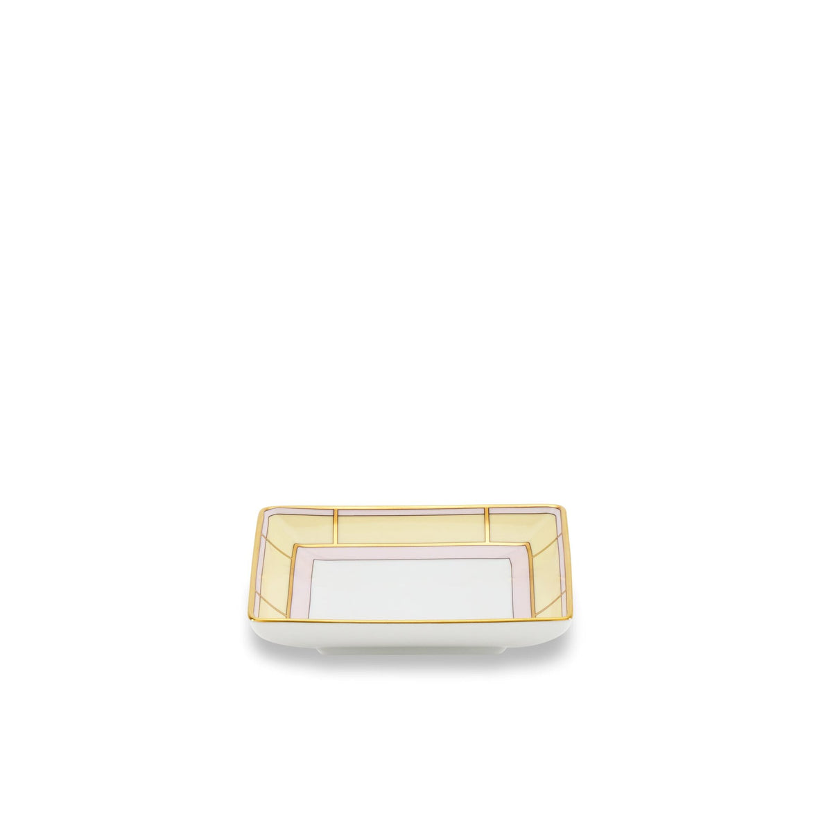 Ginori 1735 Diva Square Change Tray, Yellow, view 2