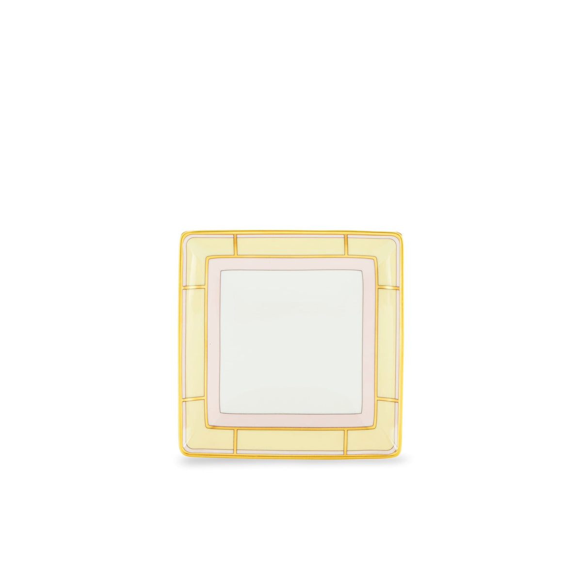 Ginori 1735 Diva Square Change Tray, Yellow
