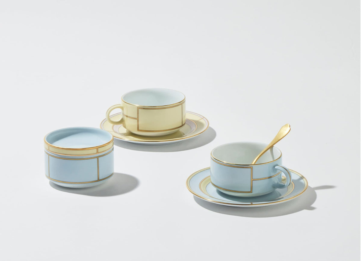 Ginori 1735 Diva Tea or Bread Plate, Light Blue, view 6