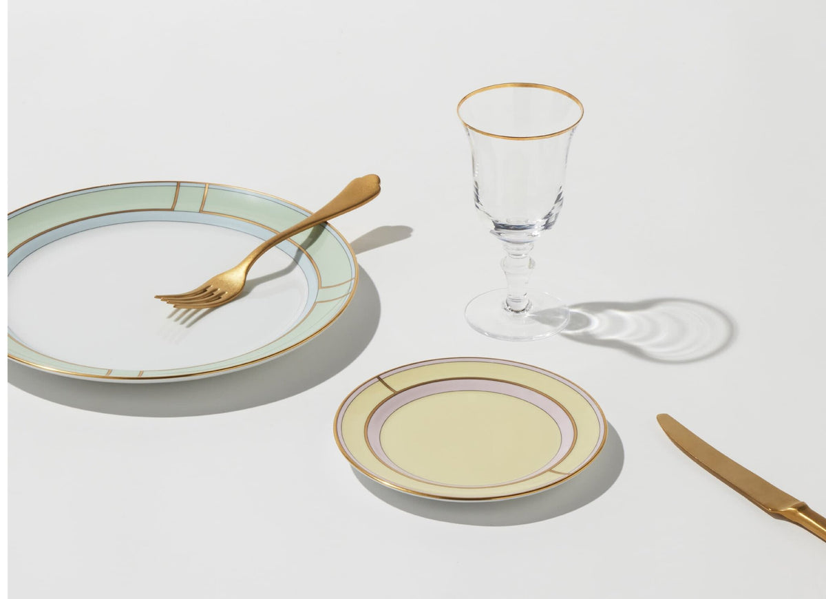 Ginori 1735 Diva Tea or Bread Plate, Yellow, view 6