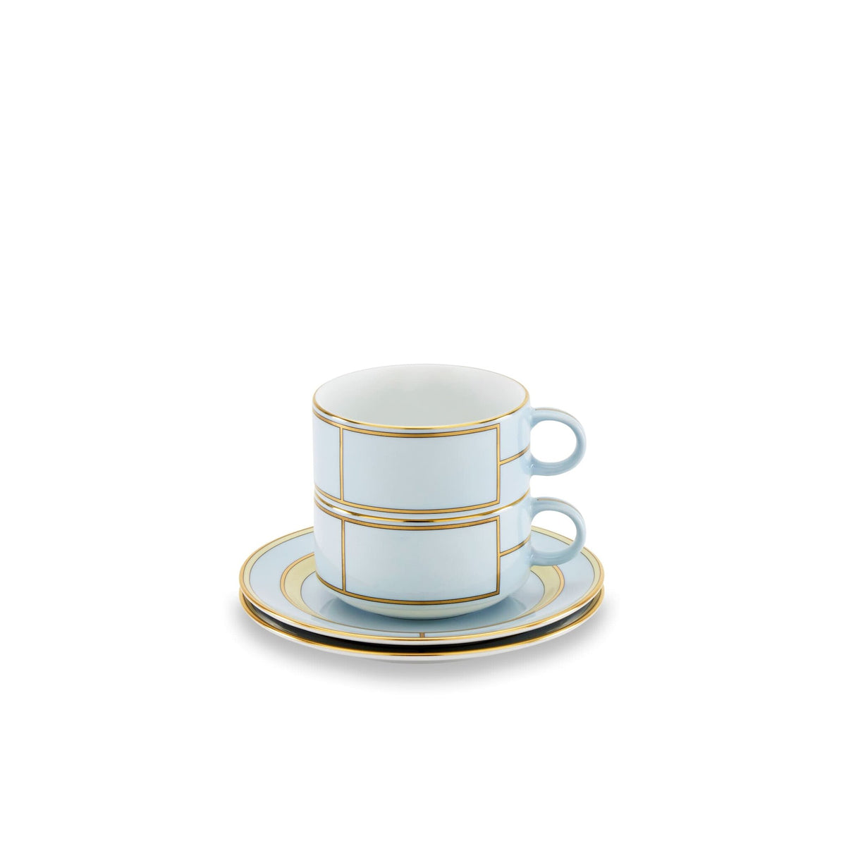 Ginori 1735 Diva Tea Set for Two, Light Blue, view 2