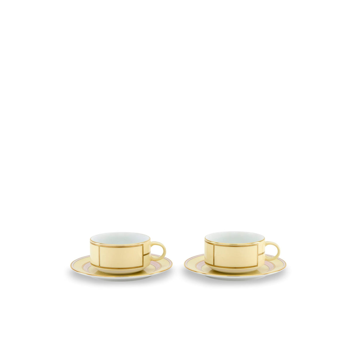 Ginori 1735 Diva Tea Set for Two, Yellow