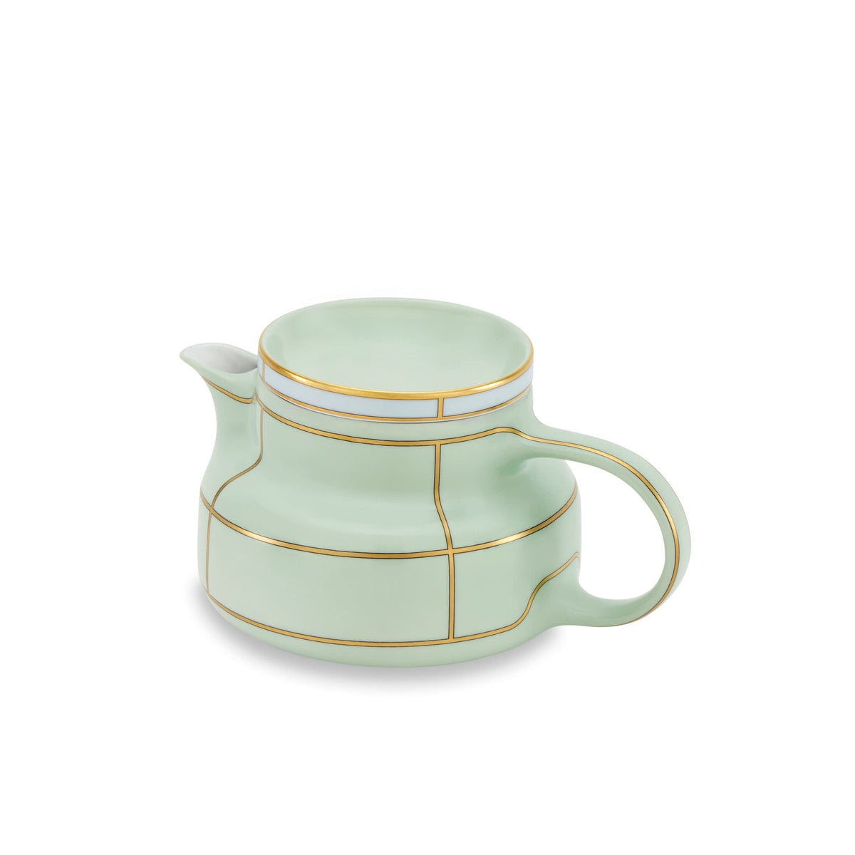 Ginori 1735 Diva Teapot, Green, view 2