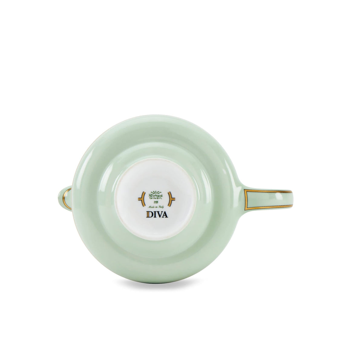 Ginori 1735 Diva Teapot, Green, view 4