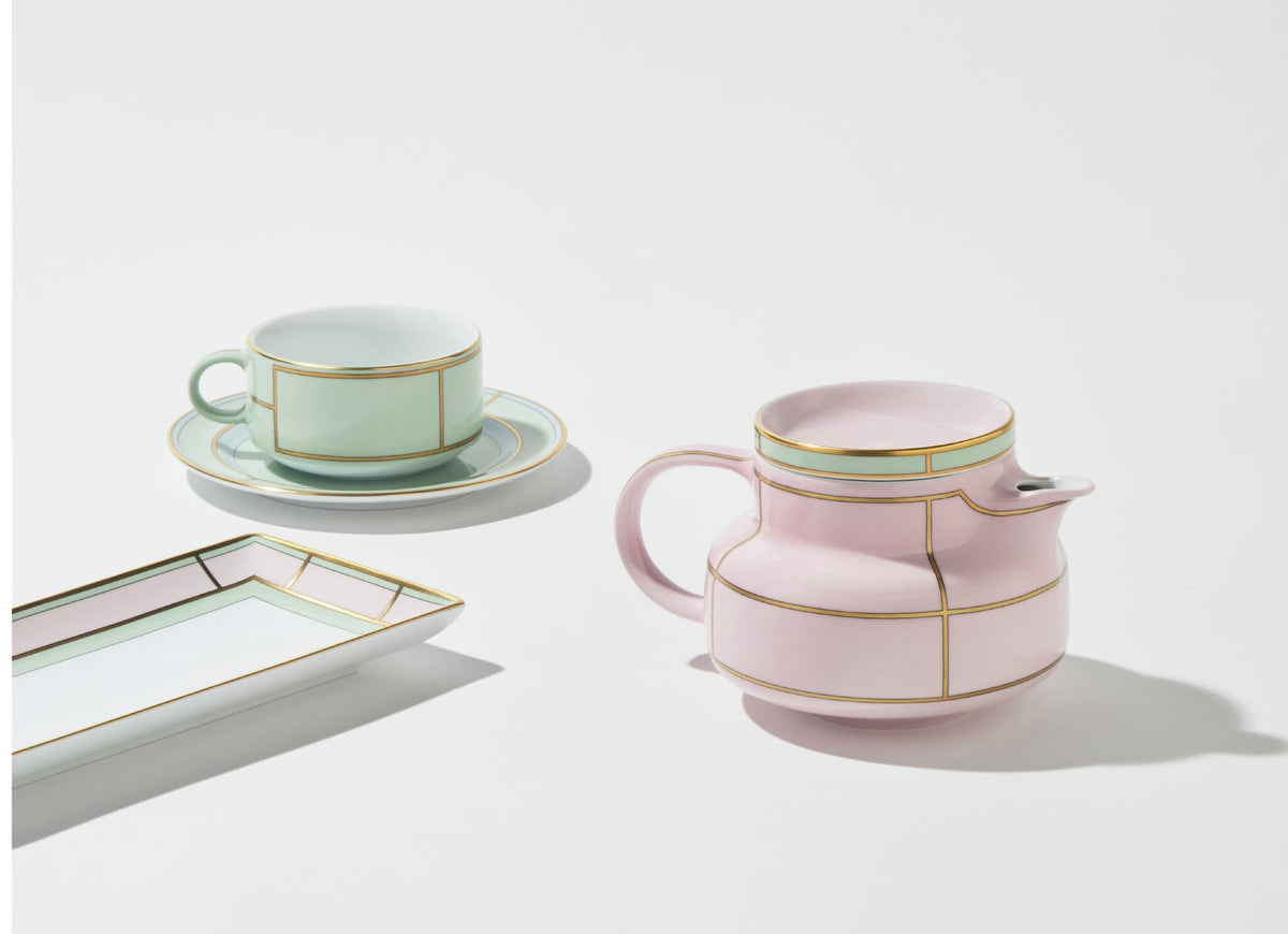 Ginori 1735 Diva Teapot, Pink, view 5