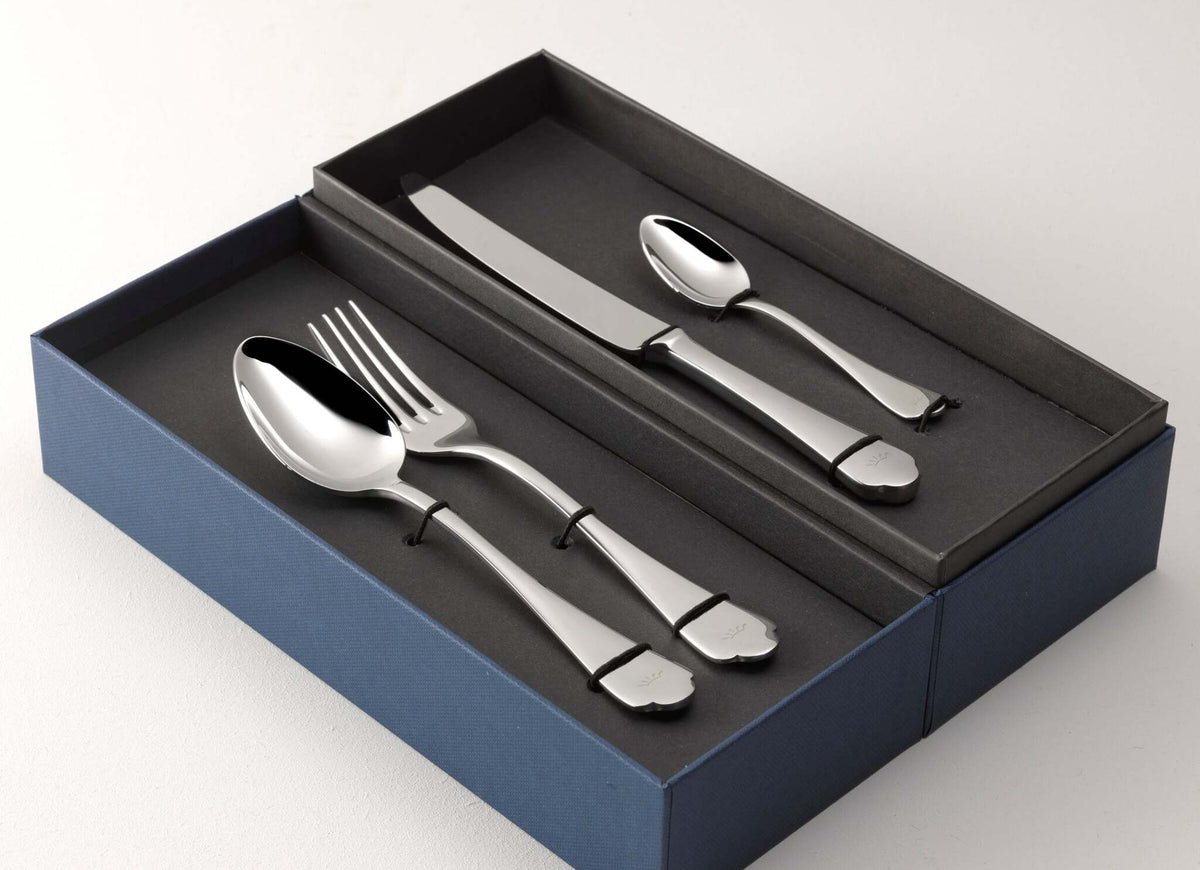 Ginori 1735 Flora 24-Piece Cutlery Set, Stainless Steel, view 2