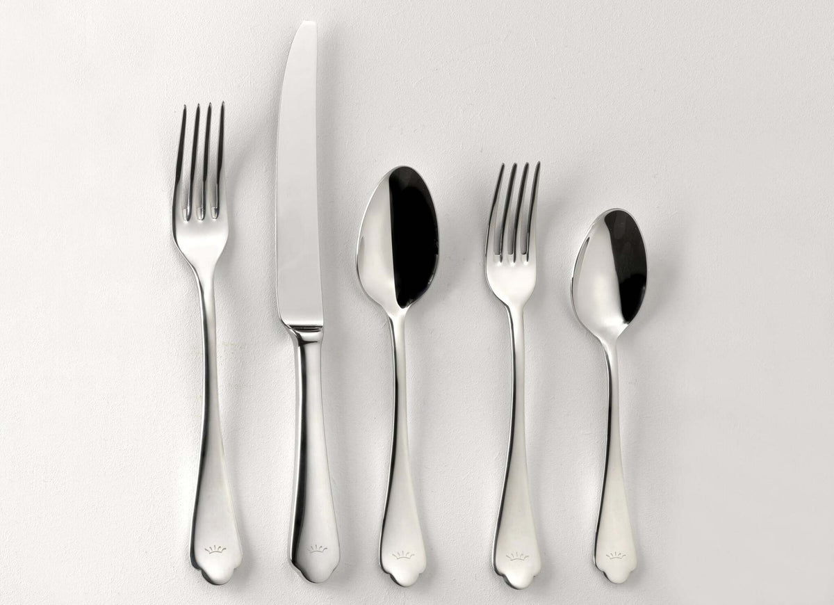 Ginori 1735 Flora 5-Piece Cutlery Set, Stainless Steel
