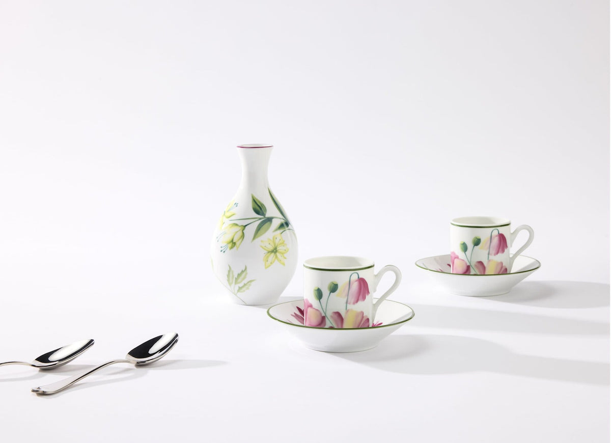 Ginori 1735 Florenza Espresso Set for Two, Malva, view 5