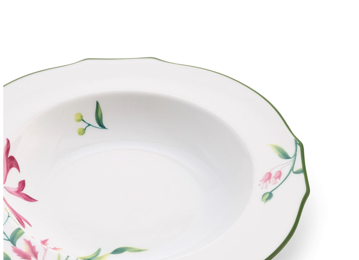 Ginori 1735 Florenza Soup Plate, Malva, view 3