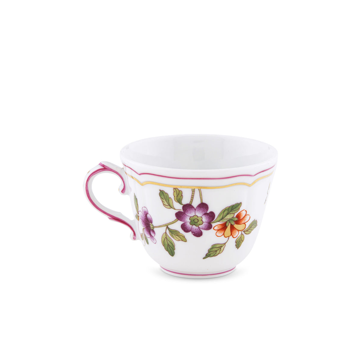 Ginori 1735 Granduca Coreana Espresso Cup, Flowers, view 2