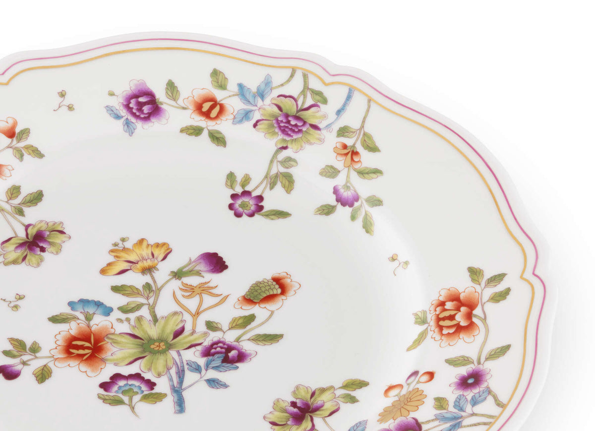 Ginori 1735 Granduca Coreana Round Platter, Flowers, view 3