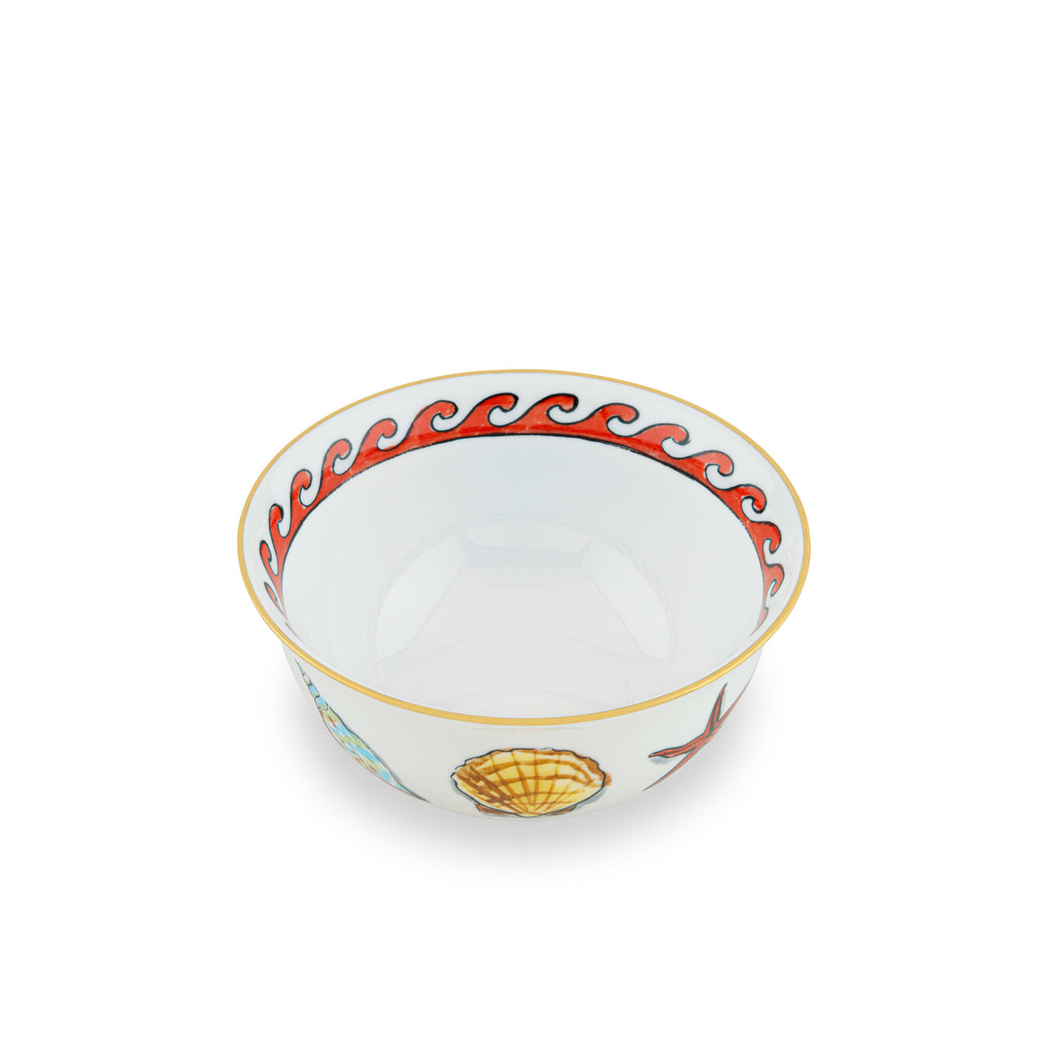 Ginori 1735 Il Viaggio di Nettuno Bowl, White, view 3