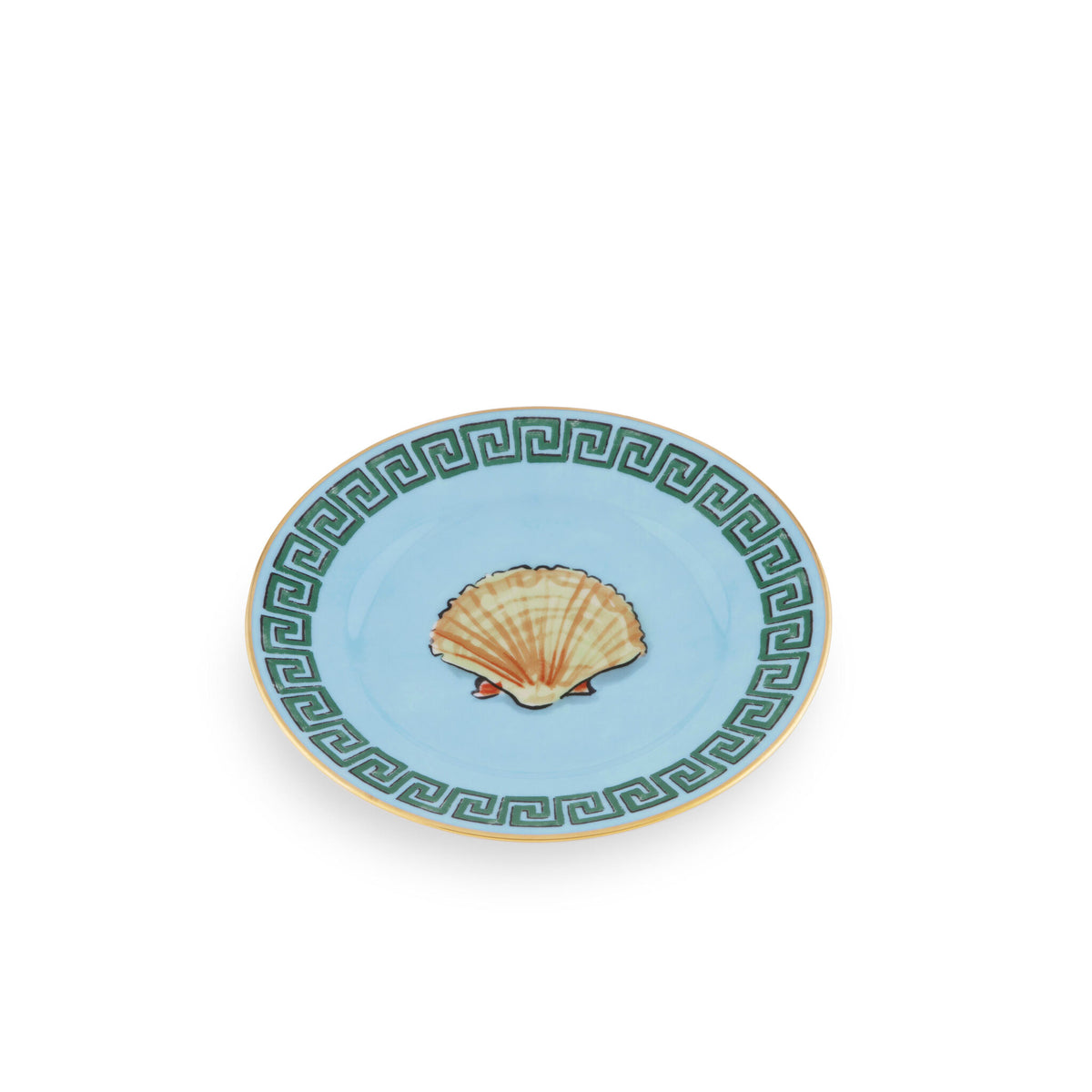 Ginori 1735 Il Viaggio di Nettuno Bread Plate, Sea Blue, view 2