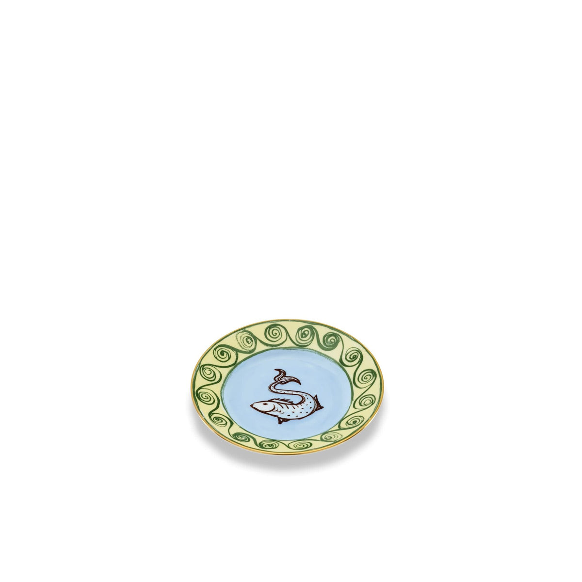 Ginori 1735 Il Viaggio di Nettuno Bread Plate, Sky Blue, view 2