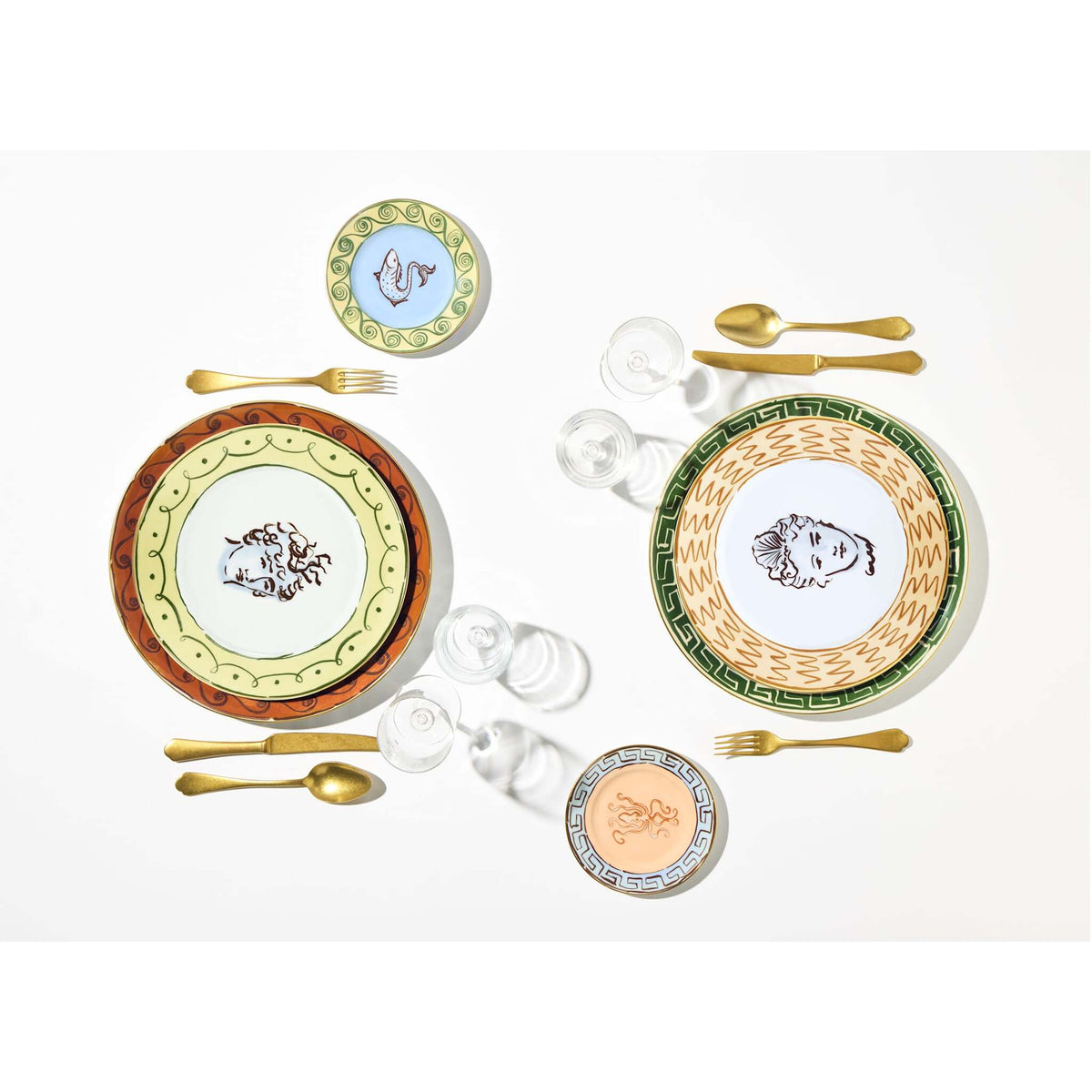 Ginori 1735 Il Viaggio di Nettuno Flat Plate, Amalfi Lemon, view 6