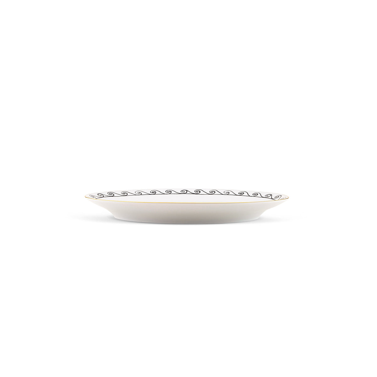Ginori 1735 Il Viaggio di Nettuno Large Oval Platter, White, view 4