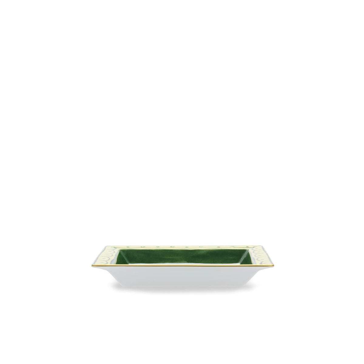 Ginori 1735 Il Viaggio di Nettuno Large Square Change Tray, Amalfi Lemon, view 4