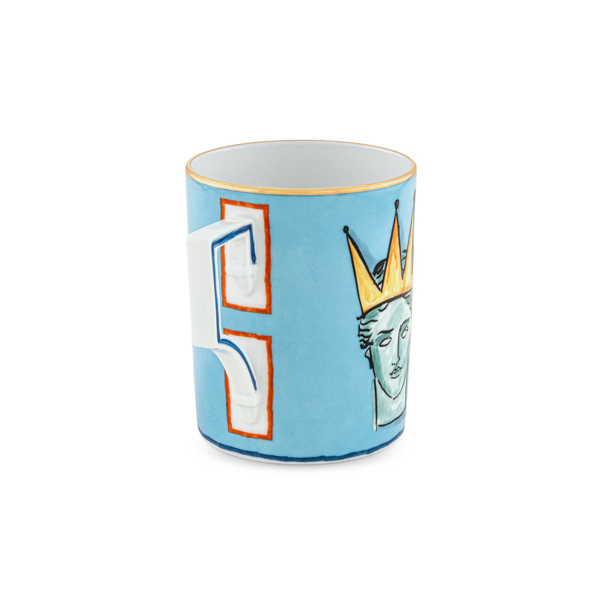Ginori 1735 Il Viaggio di Nettuno Mug, Sea Blue, view 2