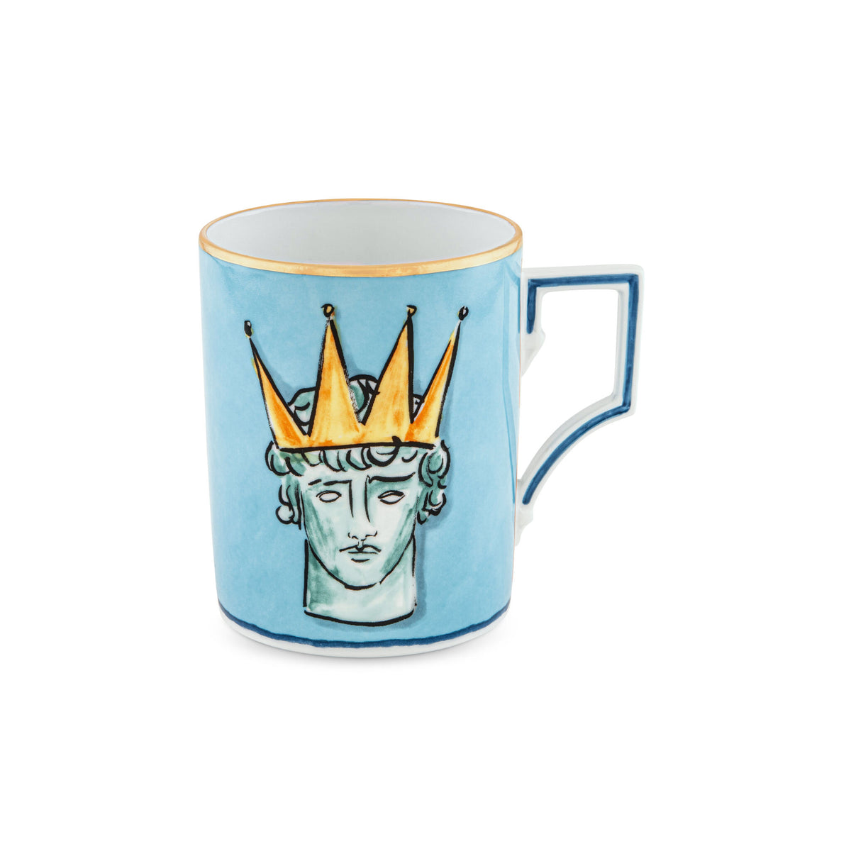 Ginori 1735 Il Viaggio di Nettuno Mug, Sea Blue