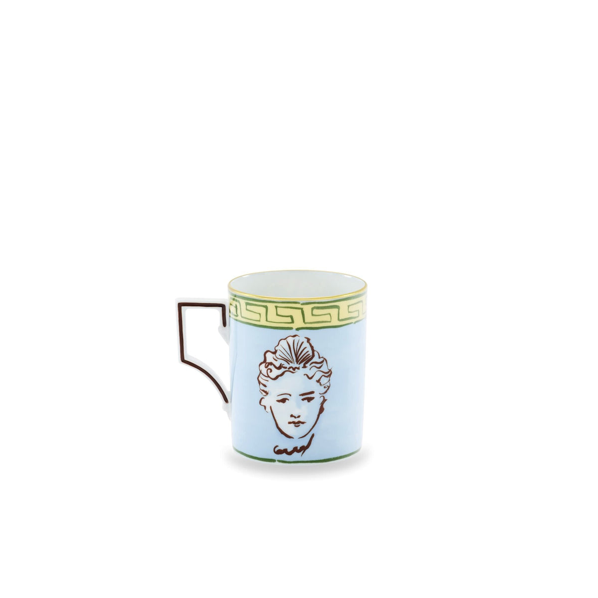 Ginori 1735 Il Viaggio di Nettuno Mug, Sky Blue, view 3