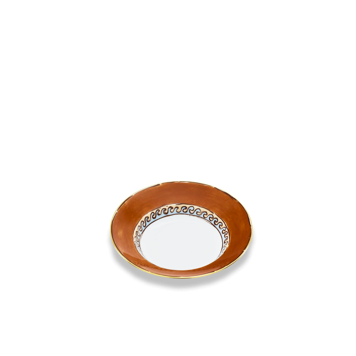 Ginori 1735 Il Viaggio di Nettuno Soup Plate, Terracotta, view 2