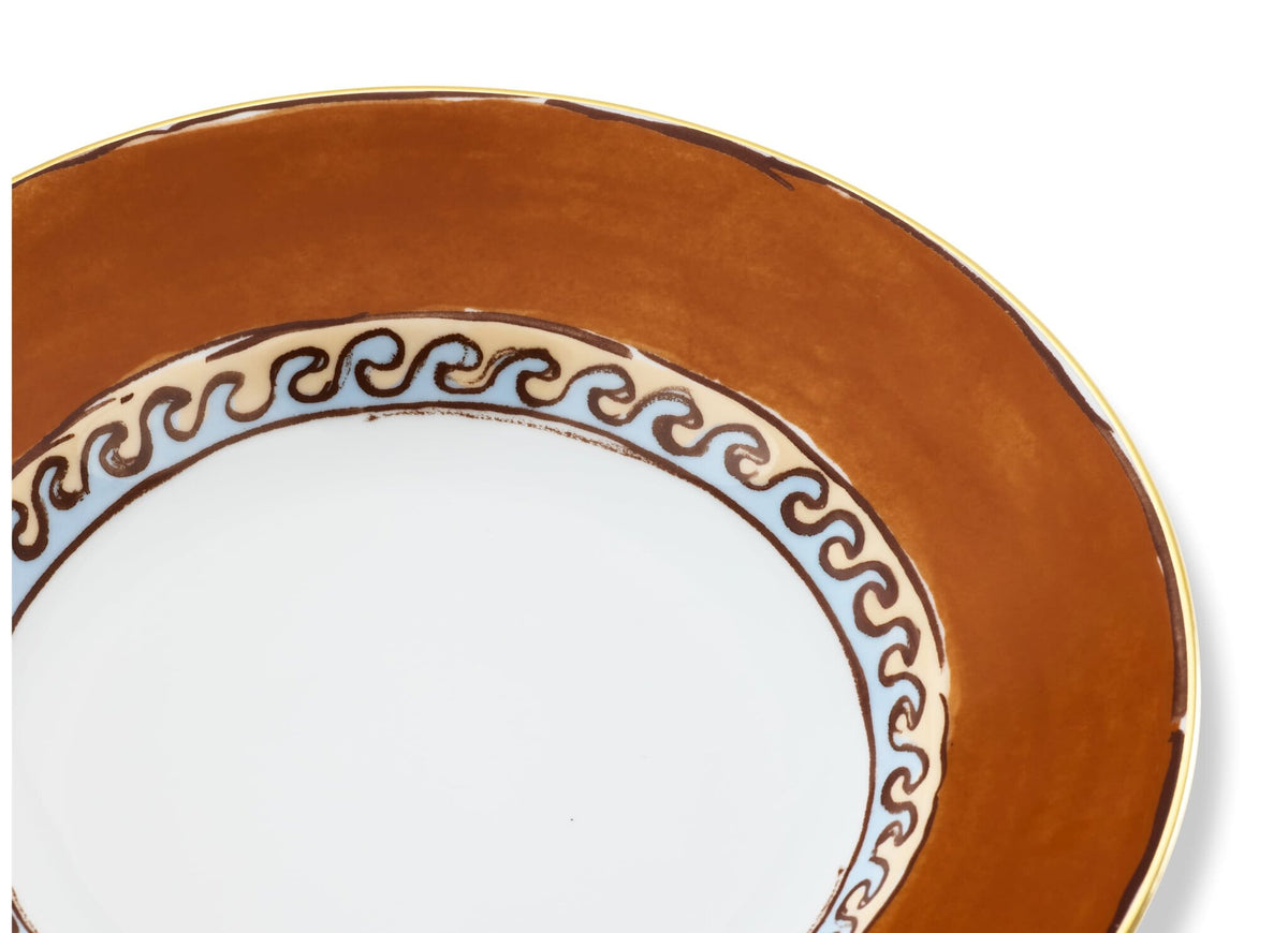 Ginori 1735 Il Viaggio di Nettuno Soup Plate, Terracotta, view 3