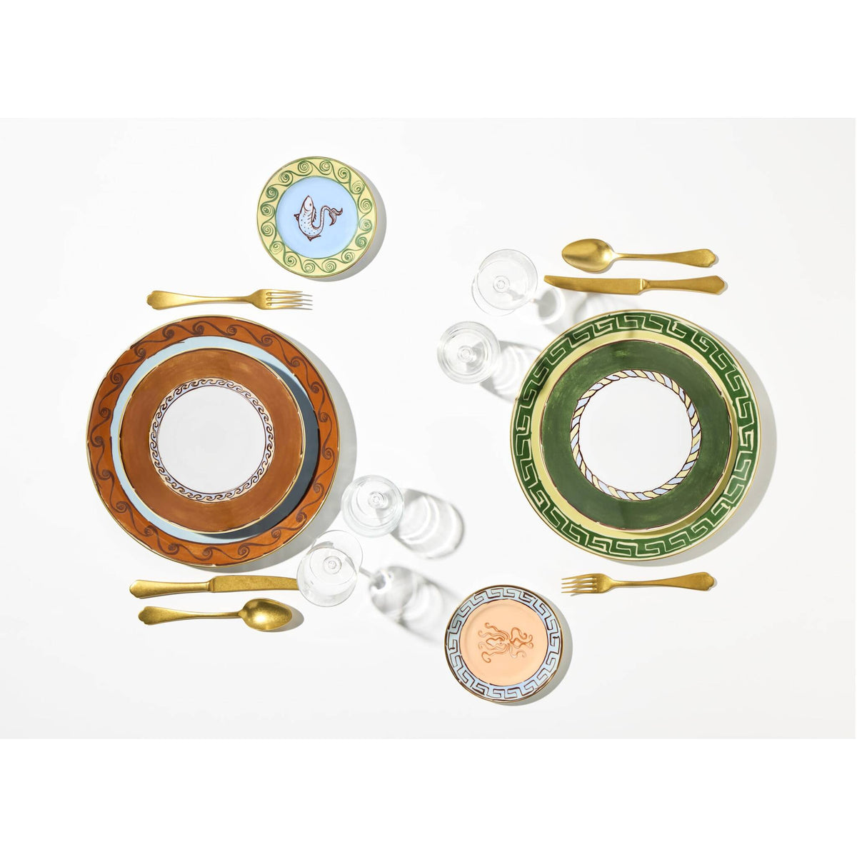 Ginori 1735 Il Viaggio di Nettuno Soup Plate, Terracotta, view 6