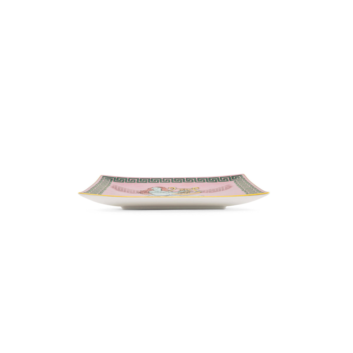 Ginori 1735 Il Viaggio di Nettuno Square Change Tray, Pink, view 4